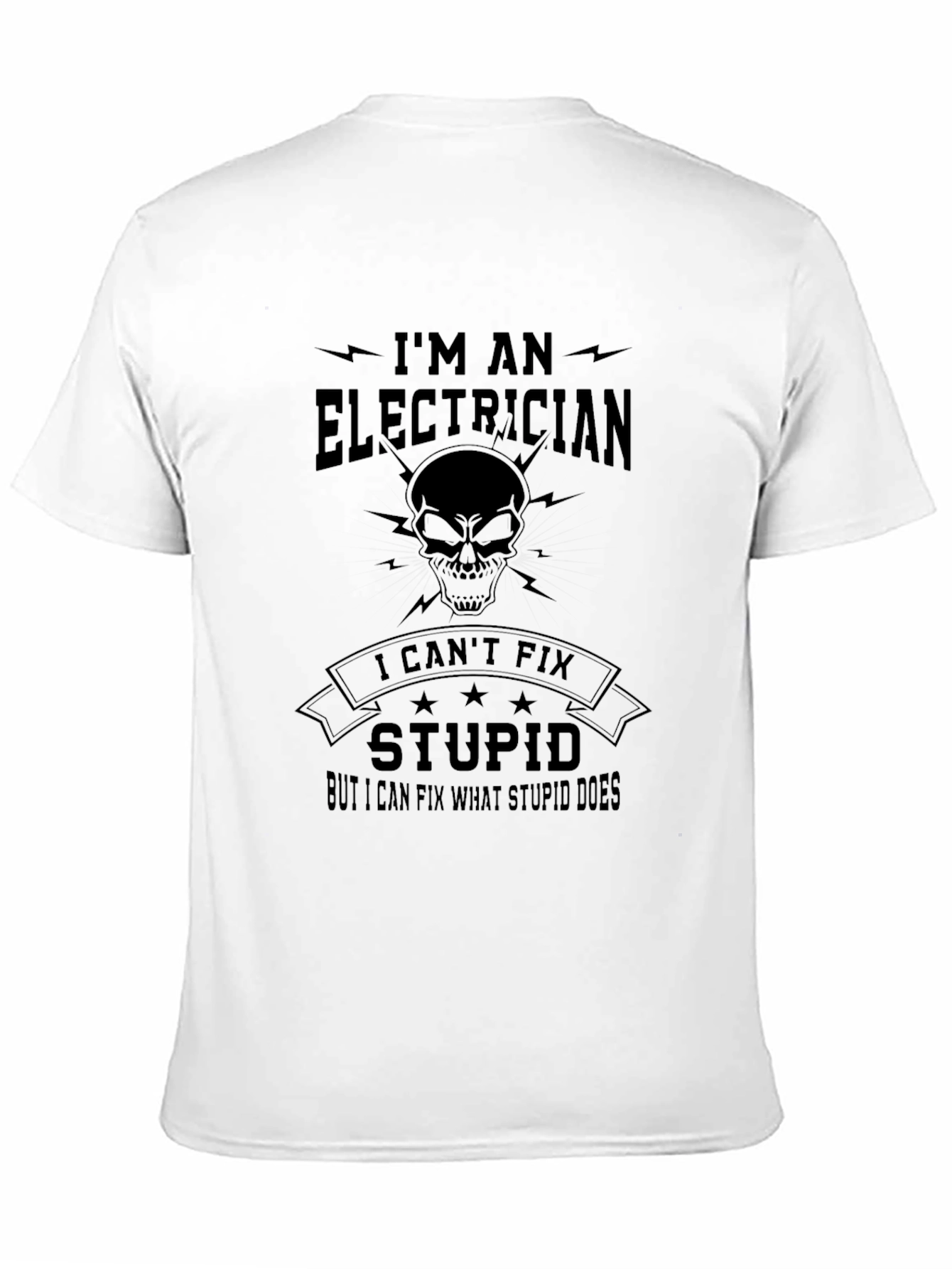 Electrician Humor Graphic Tee - Fix Stupid