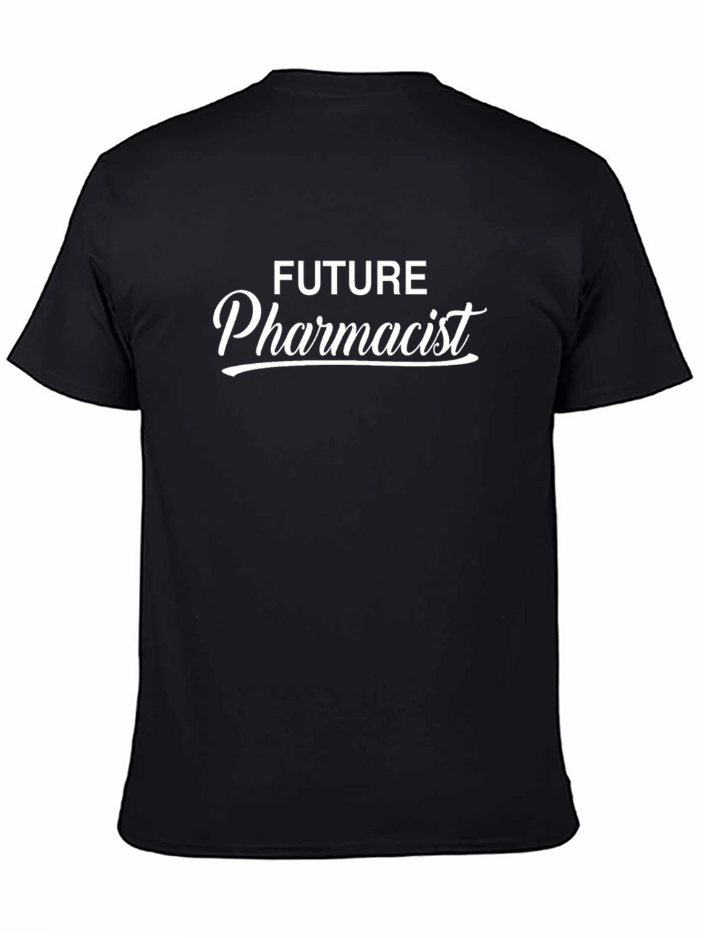 Future Pharmacist Black Cotton T-Shirt