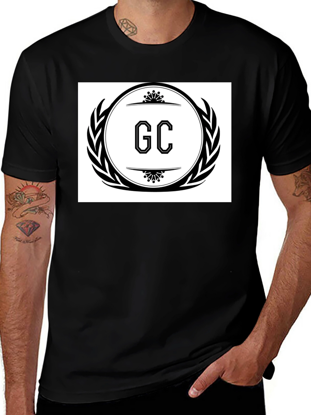 GC Logo Graphic Black T-Shirt