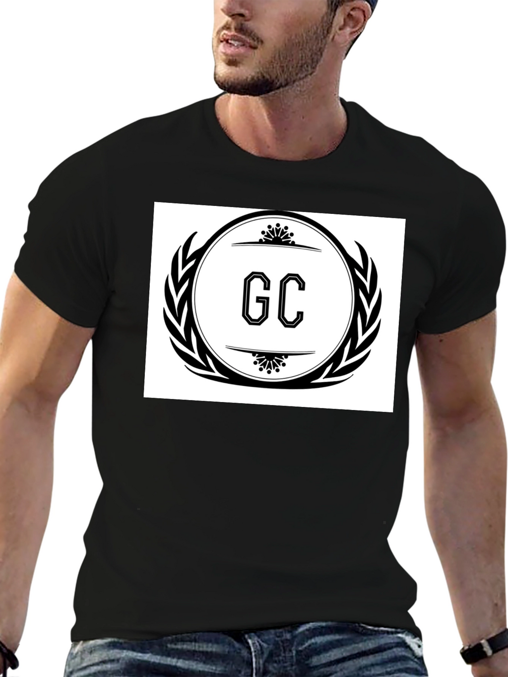 GC Logo Graphic Black T-Shirt