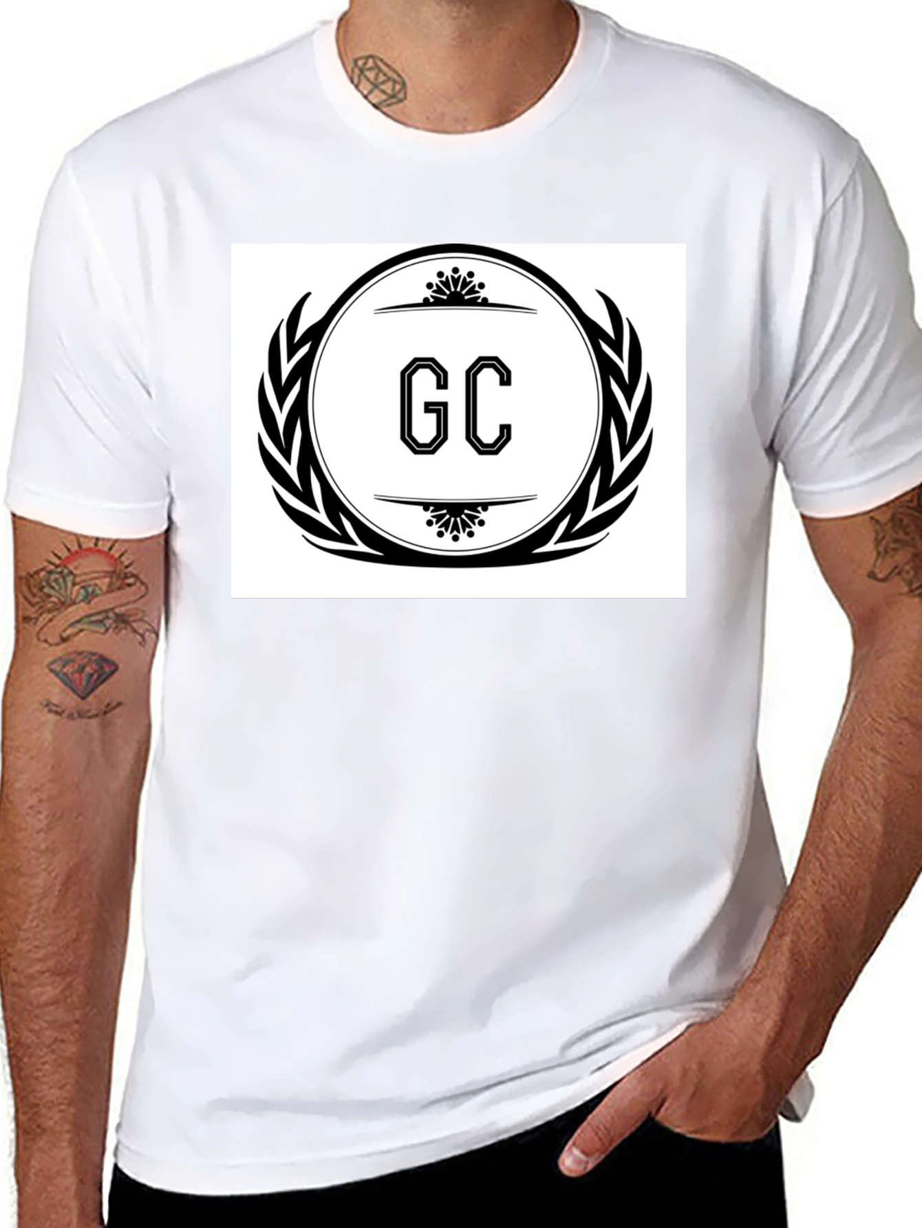 GC Logo Graphic Black T-Shirt