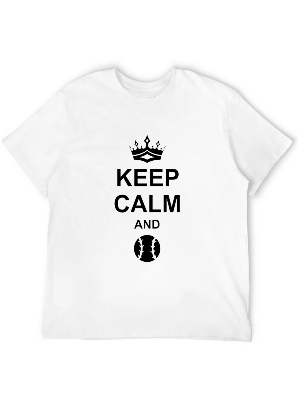 Keep Calm Baseball T-Shirt