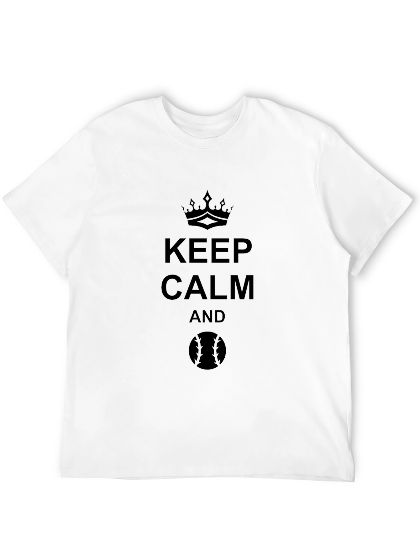 Keep Calm Baseball T-Shirt