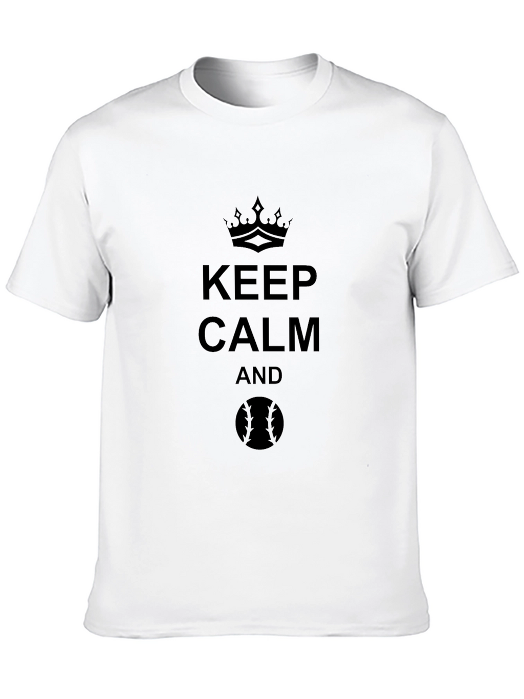 Keep Calm Baseball T-Shirt
