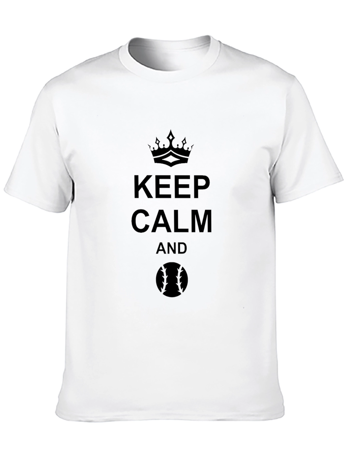 Keep Calm Baseball T-Shirt