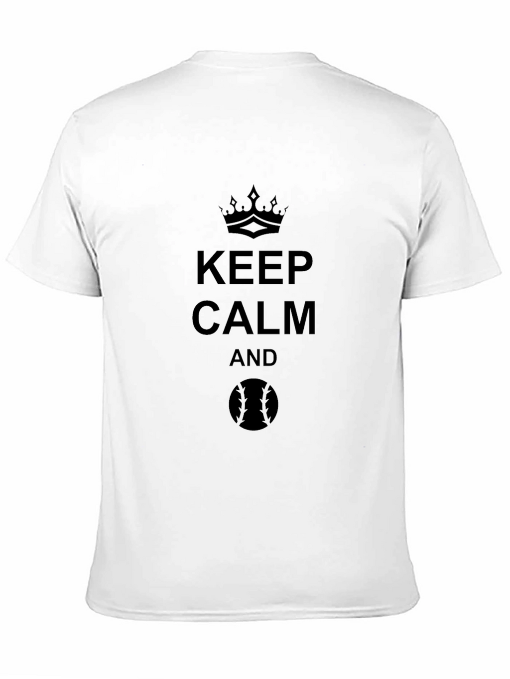 Keep Calm Baseball T-Shirt