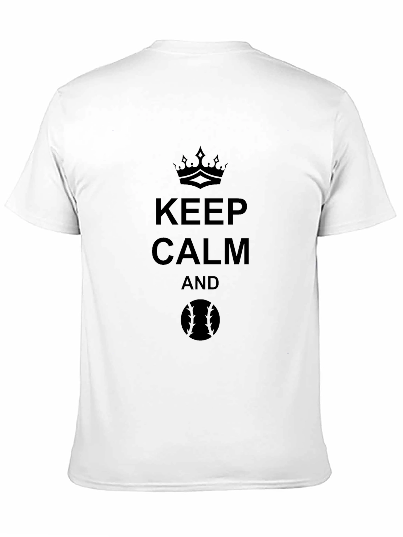 Keep Calm Baseball T-Shirt