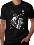 Urban Legend Skate T-Shirt: Black Graphic Tee