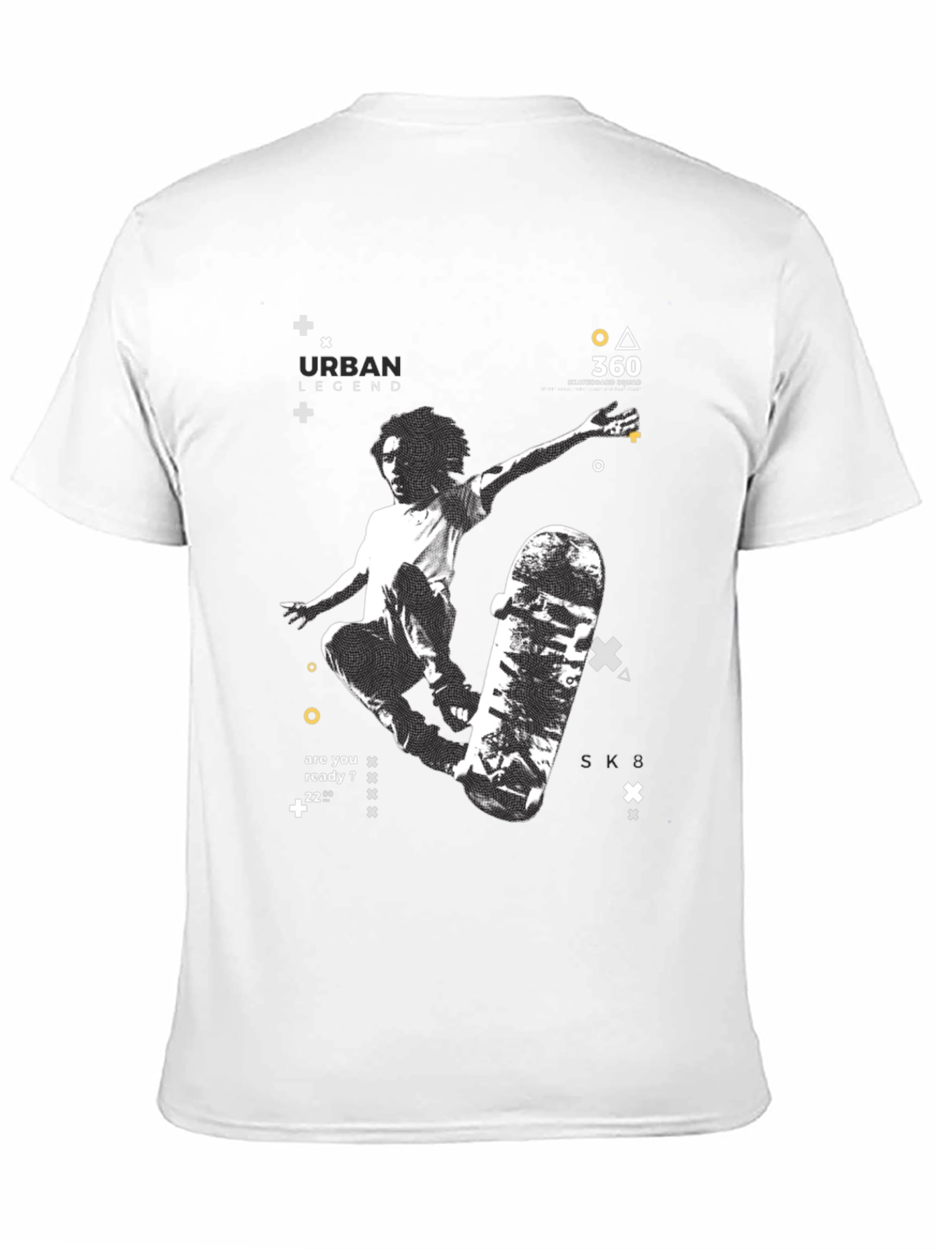 Urban Legend Skate T-Shirt: Black Graphic Tee