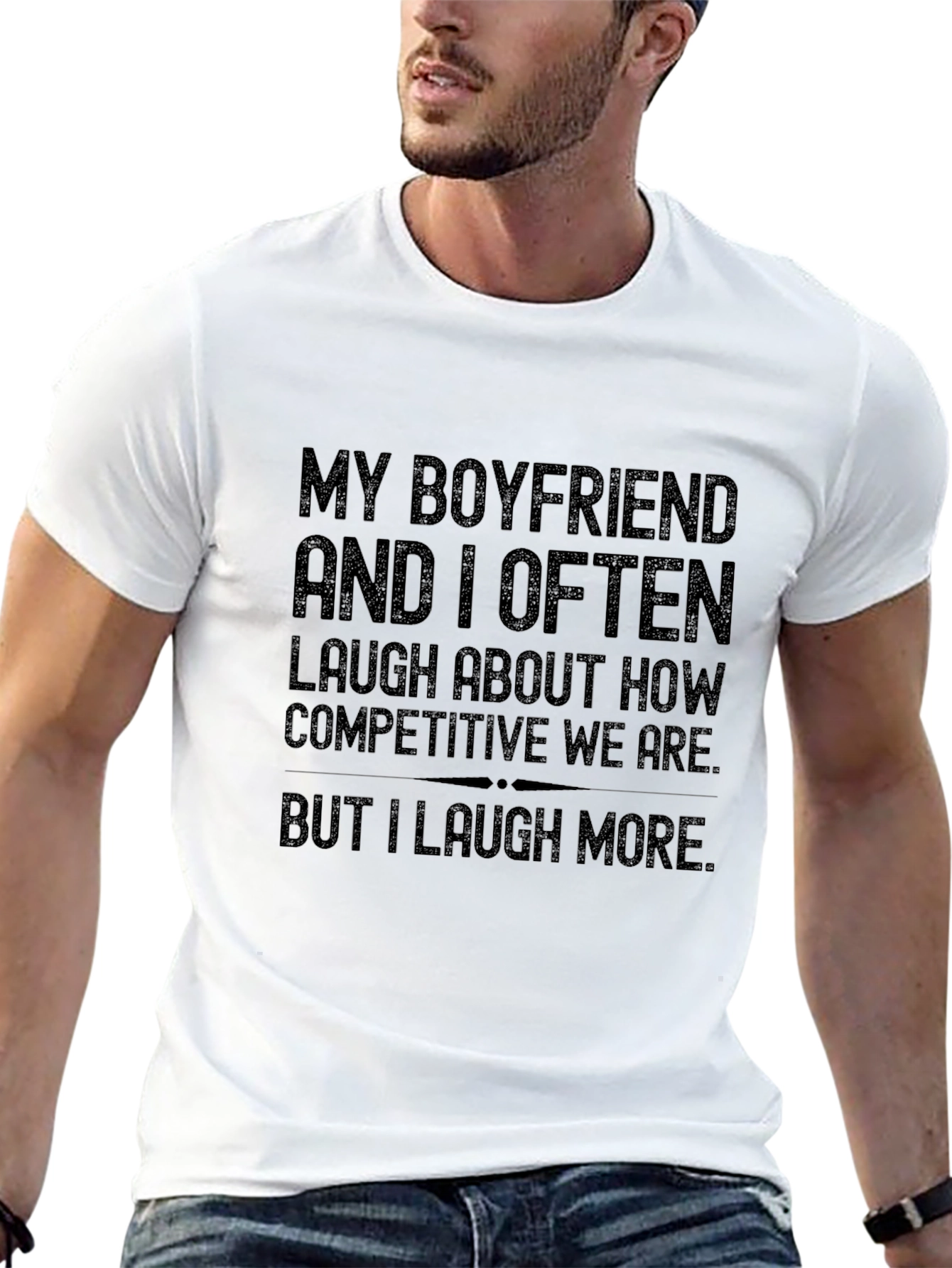 Funny Boyfriend Competition T-Shirt