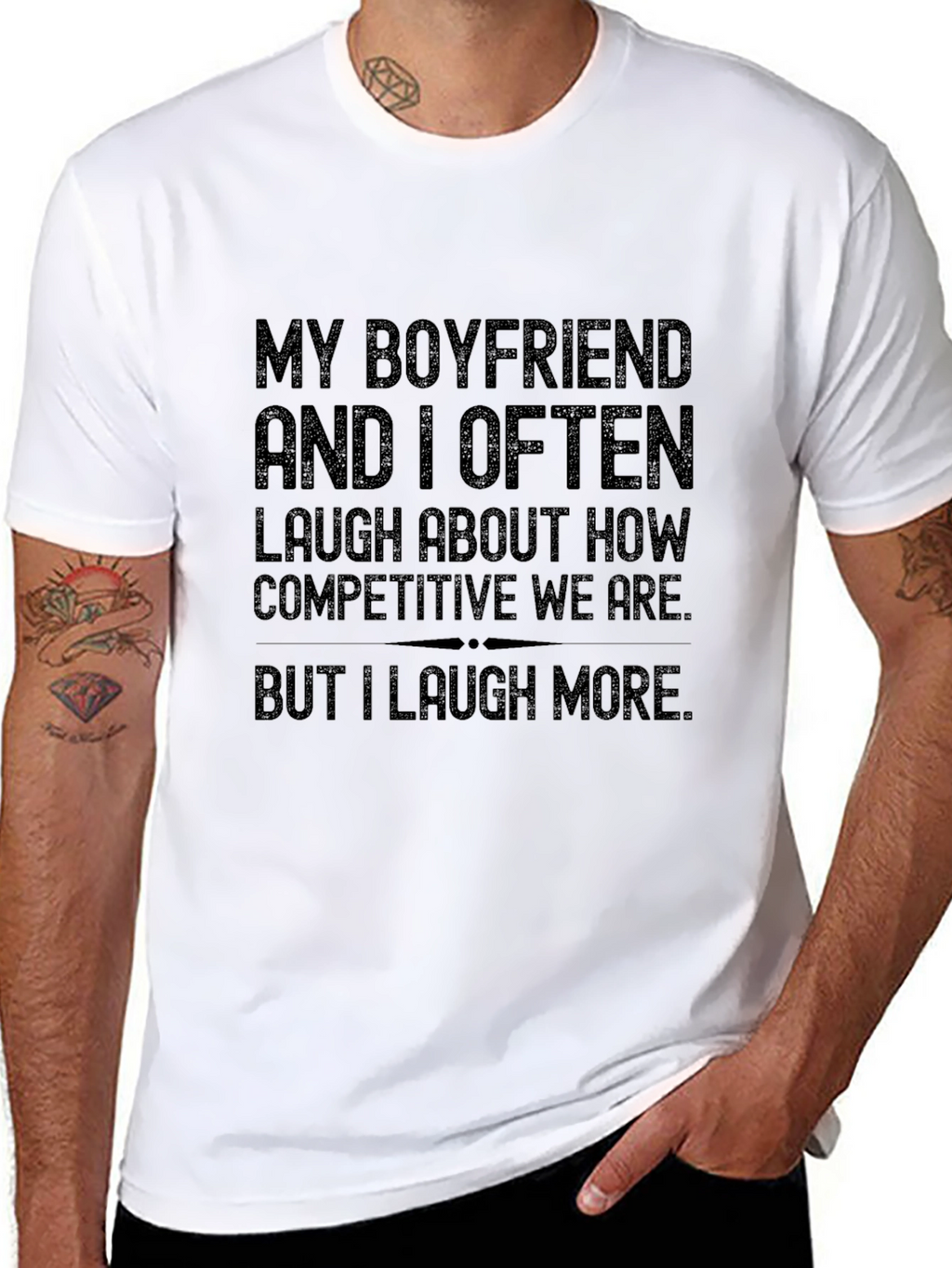 Funny Boyfriend Competition T-Shirt