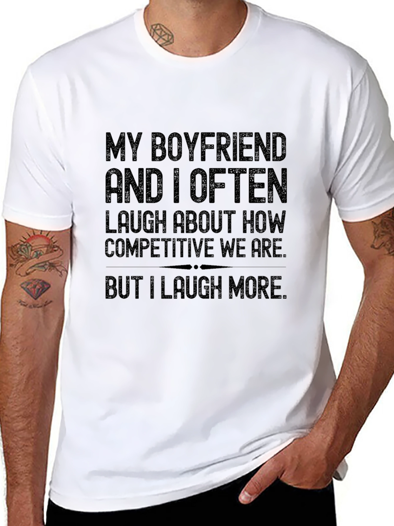 Funny Boyfriend Competition T-Shirt