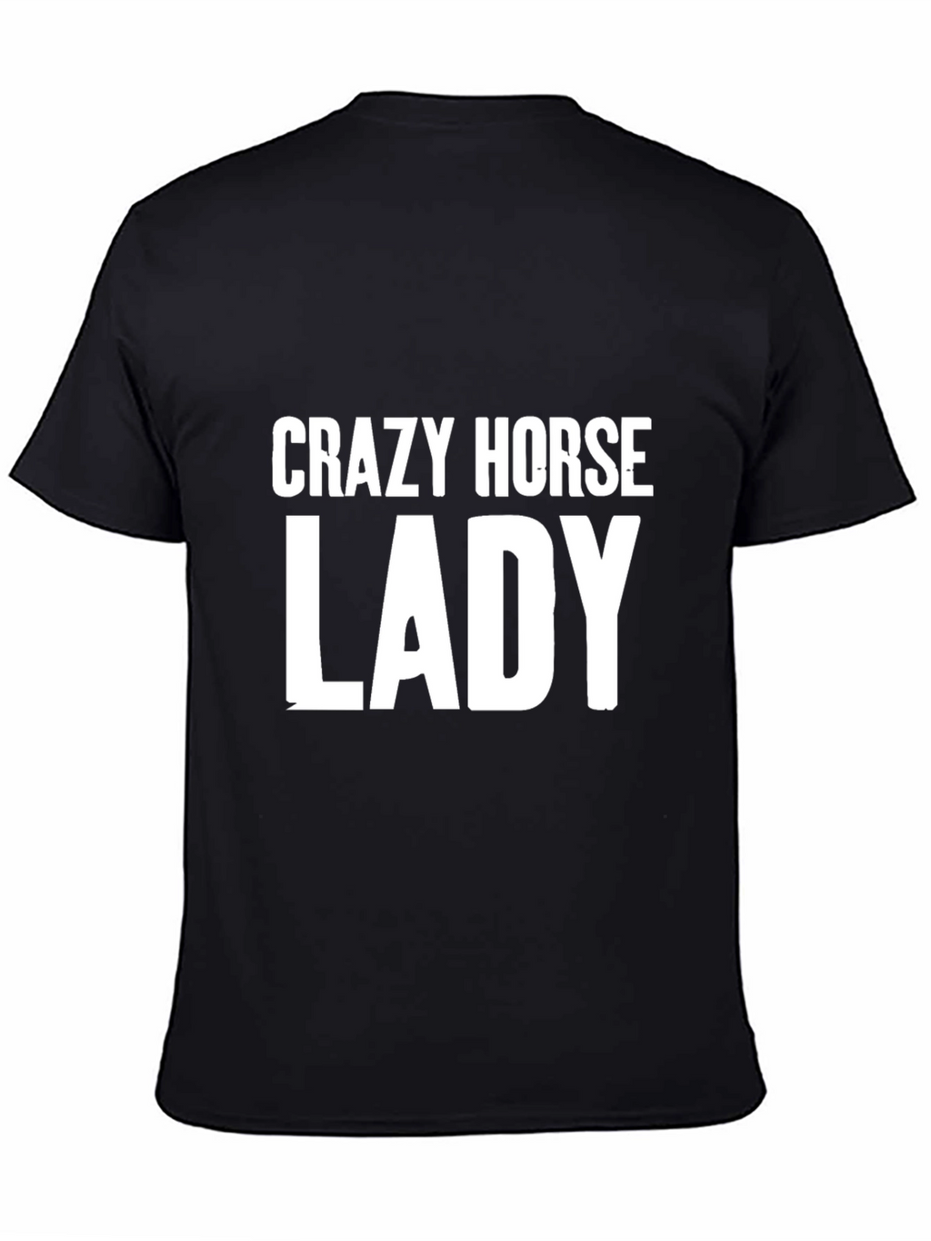 Crazy Horse Lady Graphic Tee - Black