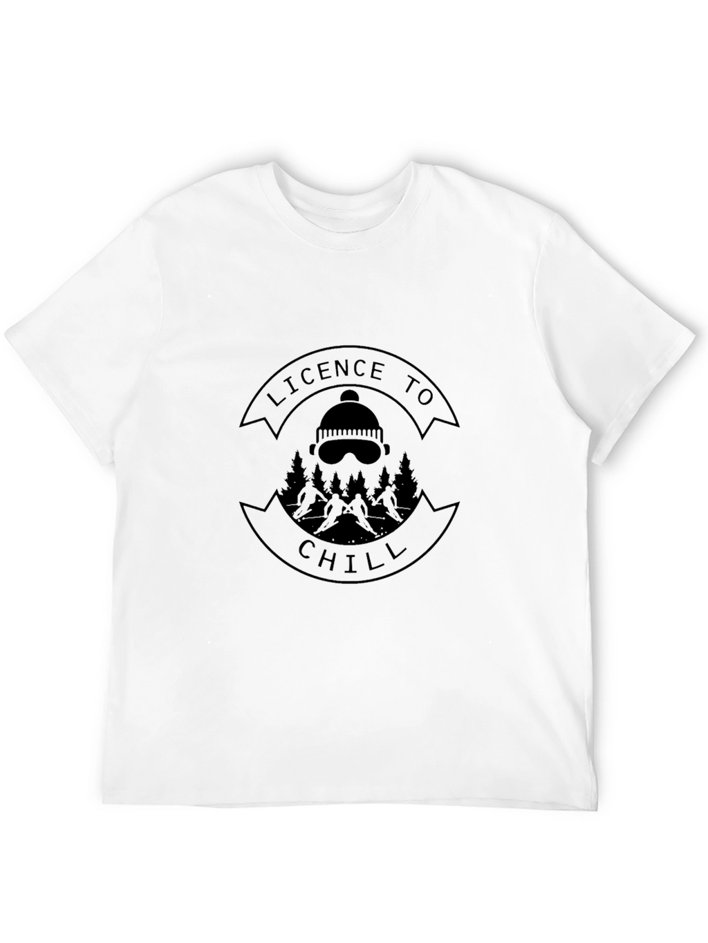 Licence To Chill Black Graphic Tee