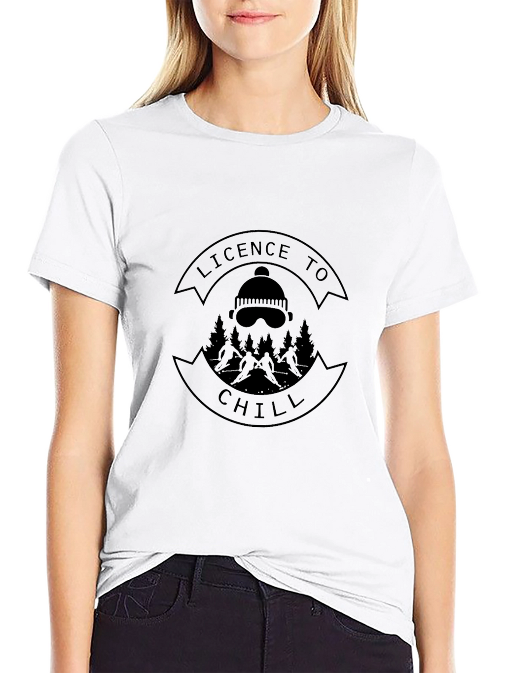 Licence To Chill Black Graphic Tee