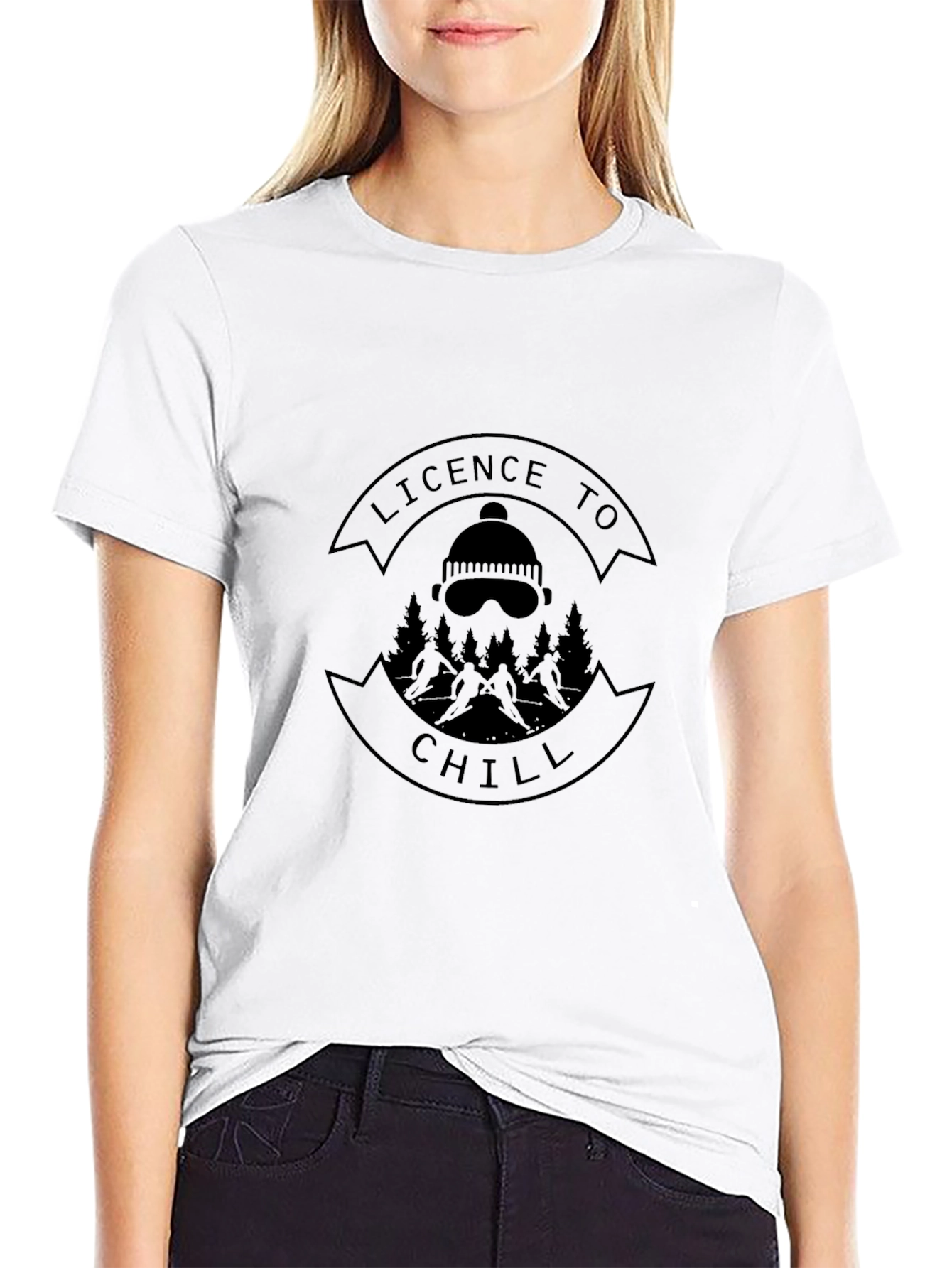 Licence To Chill Black Graphic Tee