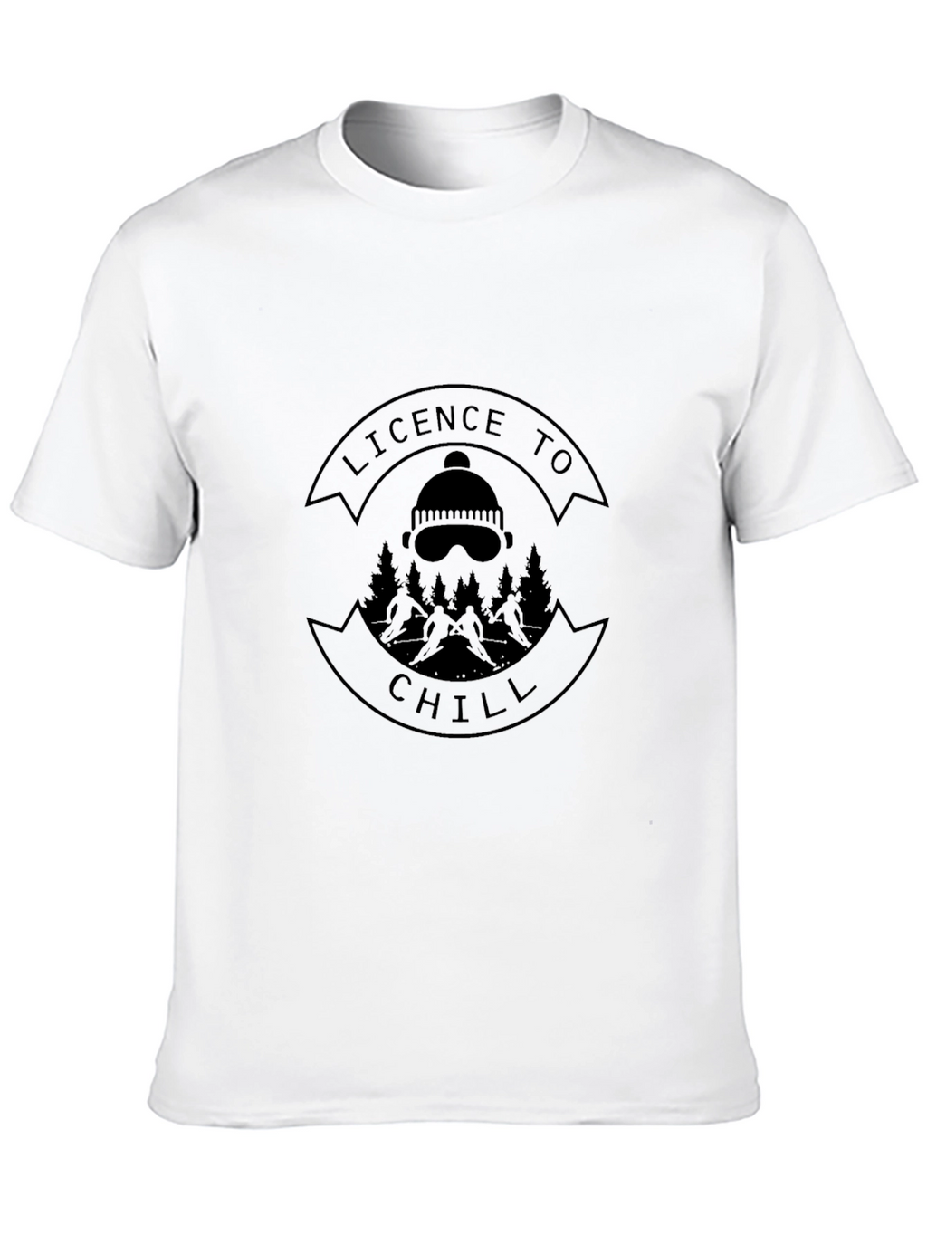 Licence To Chill Black Graphic Tee