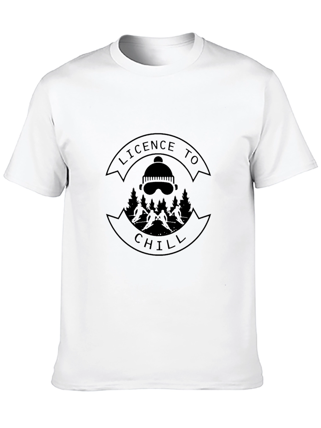 Licence To Chill Black Graphic Tee