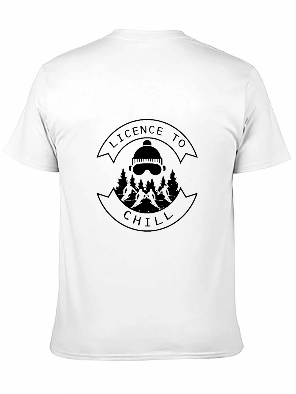 Licence To Chill Black Graphic Tee
