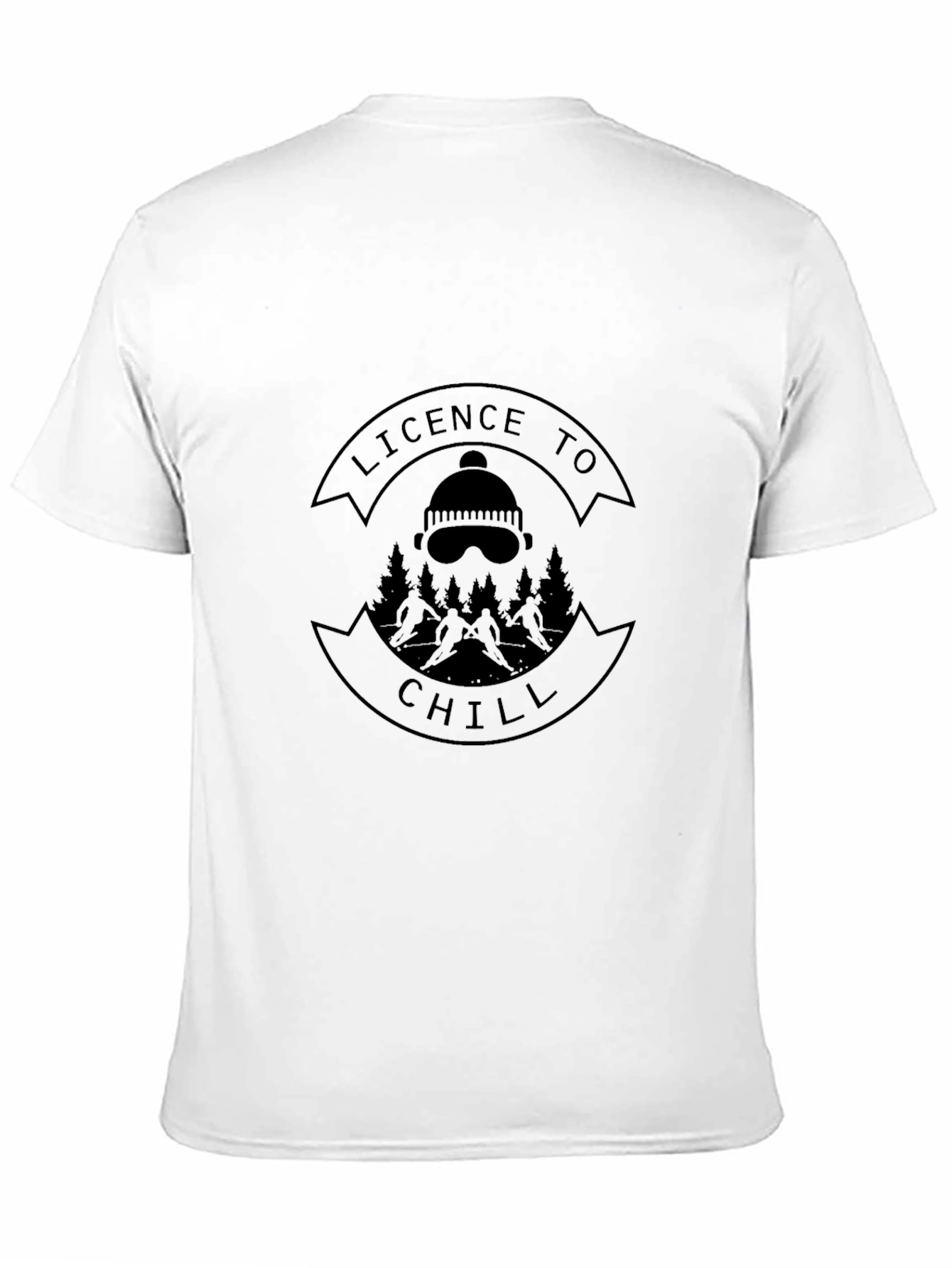 Licence To Chill Black Graphic Tee