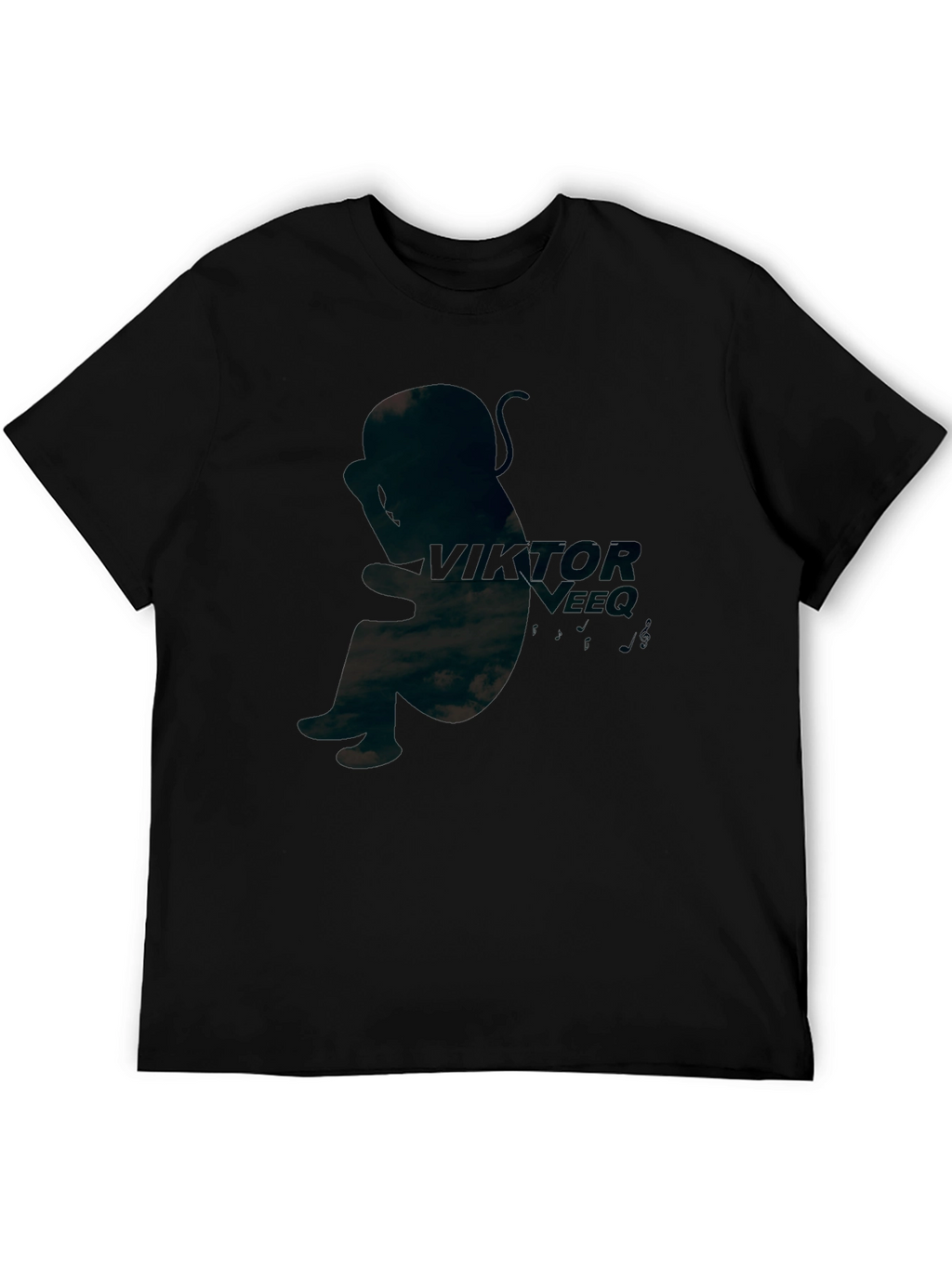 Viktor Veeq Graphic Black T-Shirt