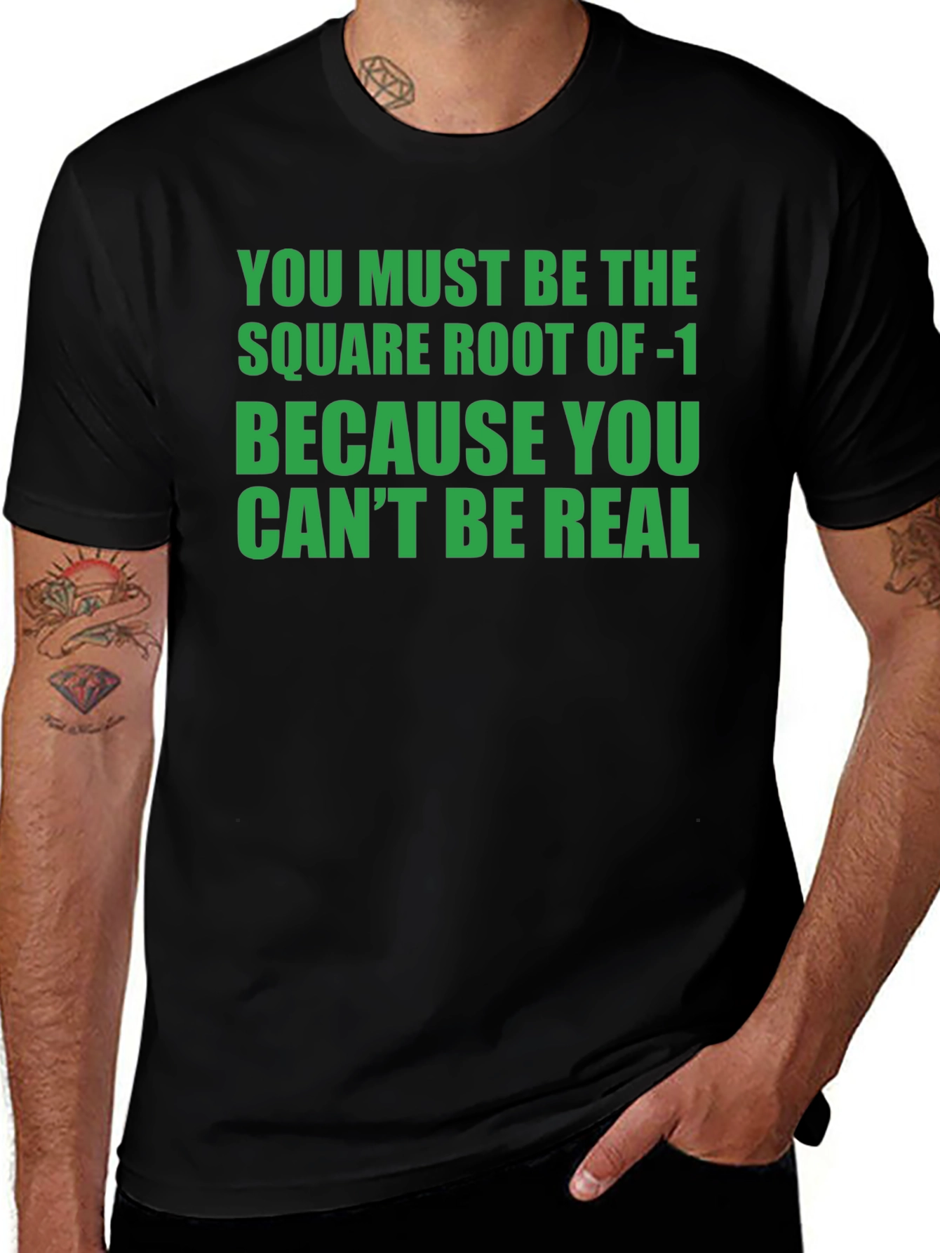 Square Root of -1 Humor Graphic Tee