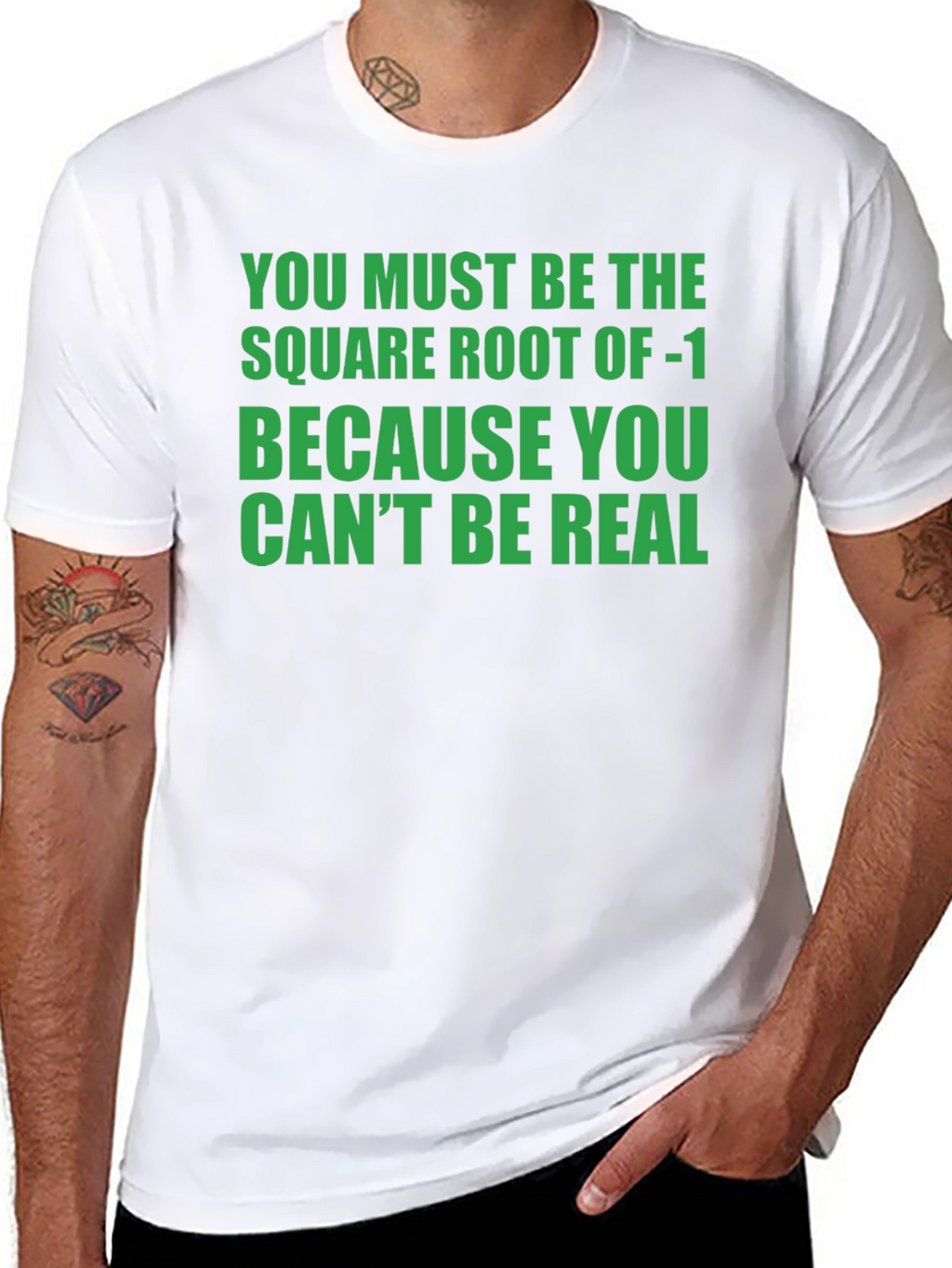 Square Root of -1 Humor Graphic Tee