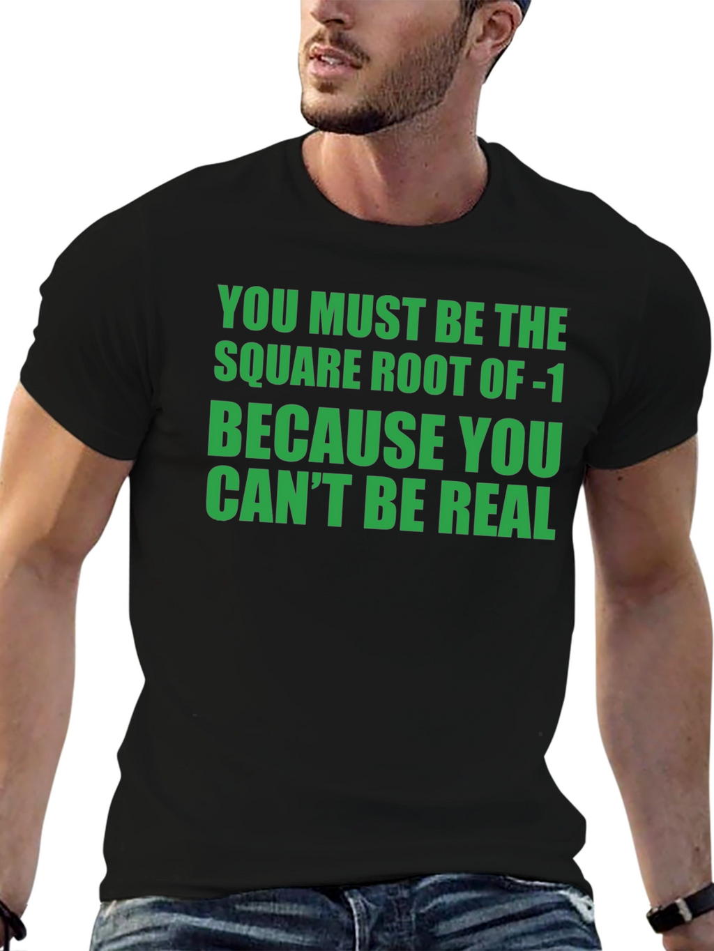Square Root of -1 Humor Graphic Tee
