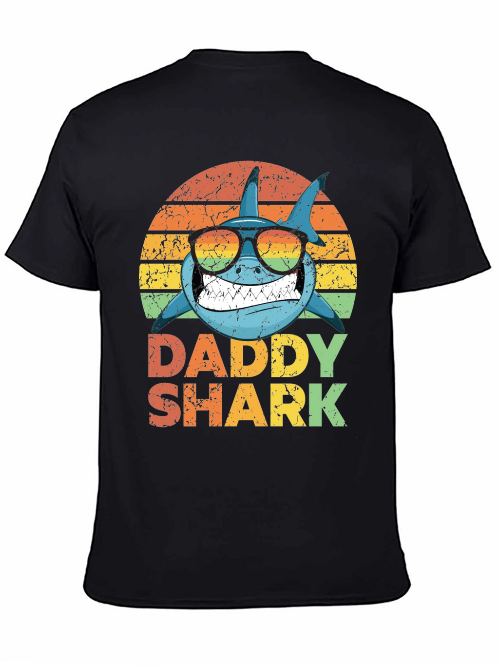 Daddy Shark Retro Graphic T-Shirt