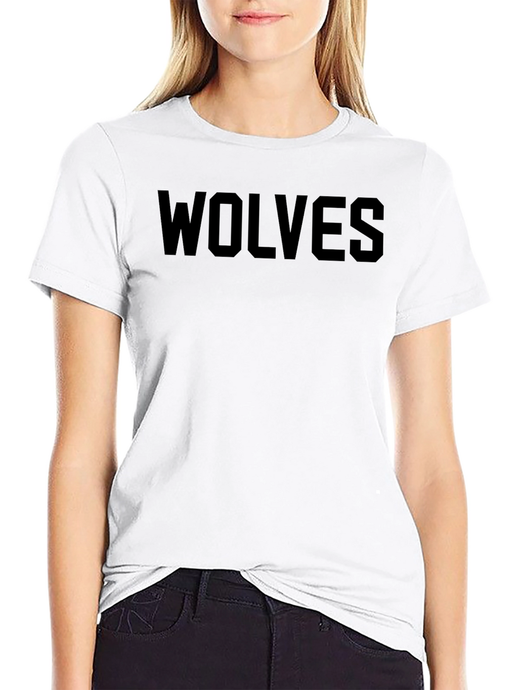 Wolves Graphic T-Shirt - Bold Black Tee