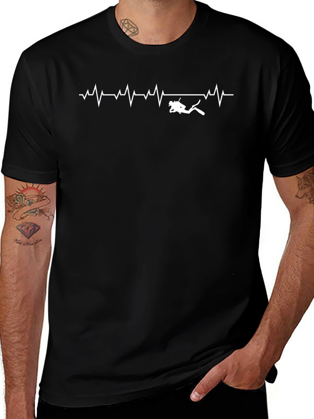 Divers Heartbeat T-Shirt