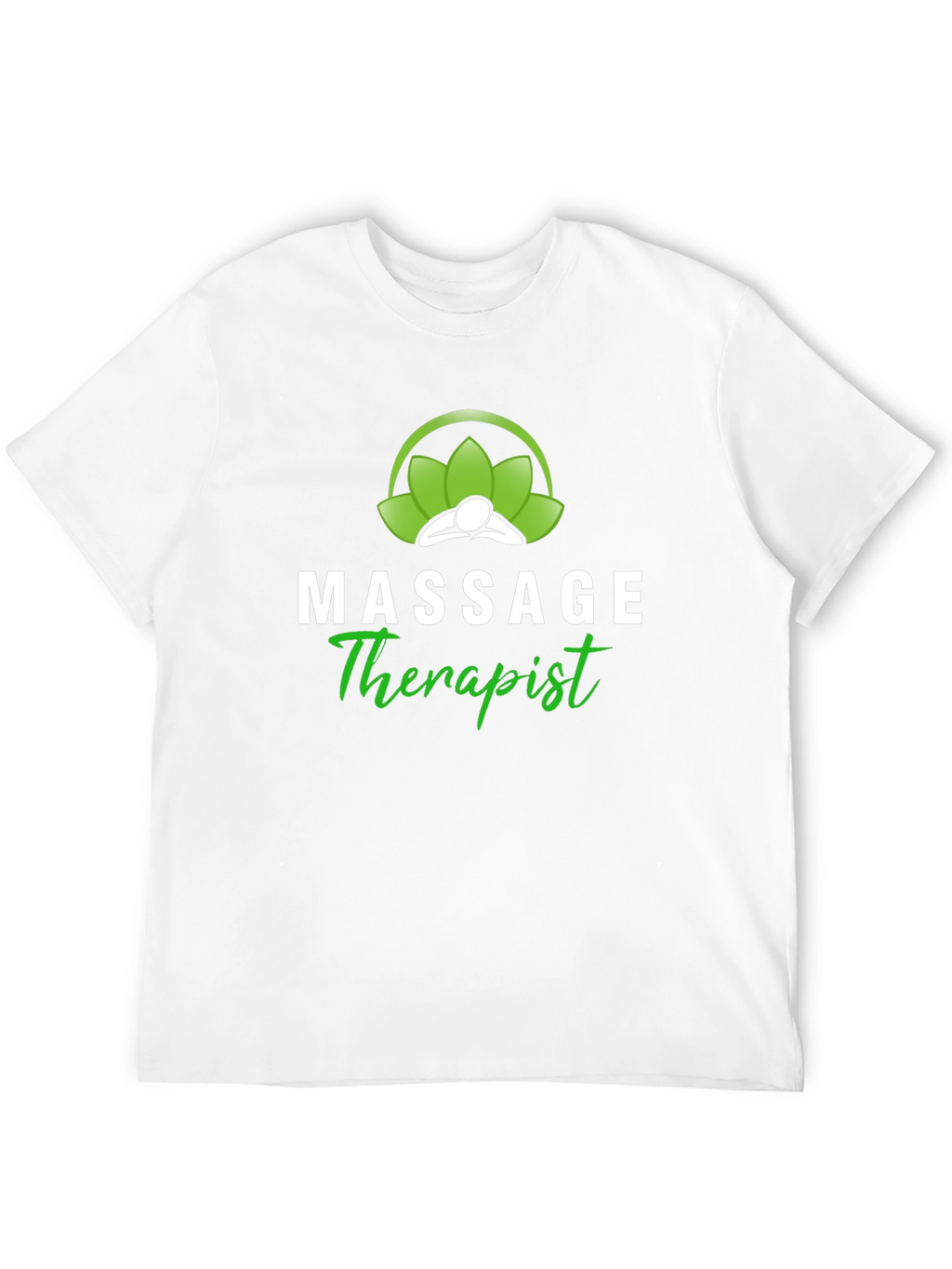 Massage Therapist T-Shirt - Black Cotton Blend