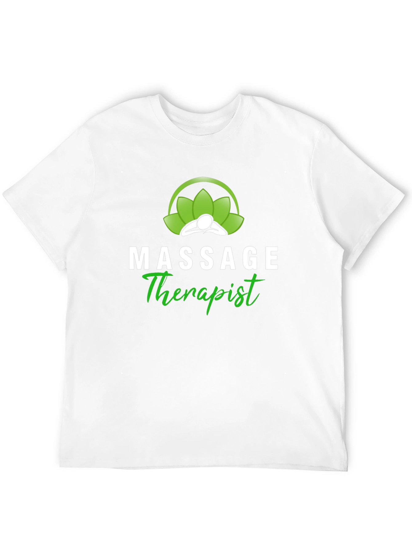 Massage Therapist T-Shirt - Black Cotton Blend