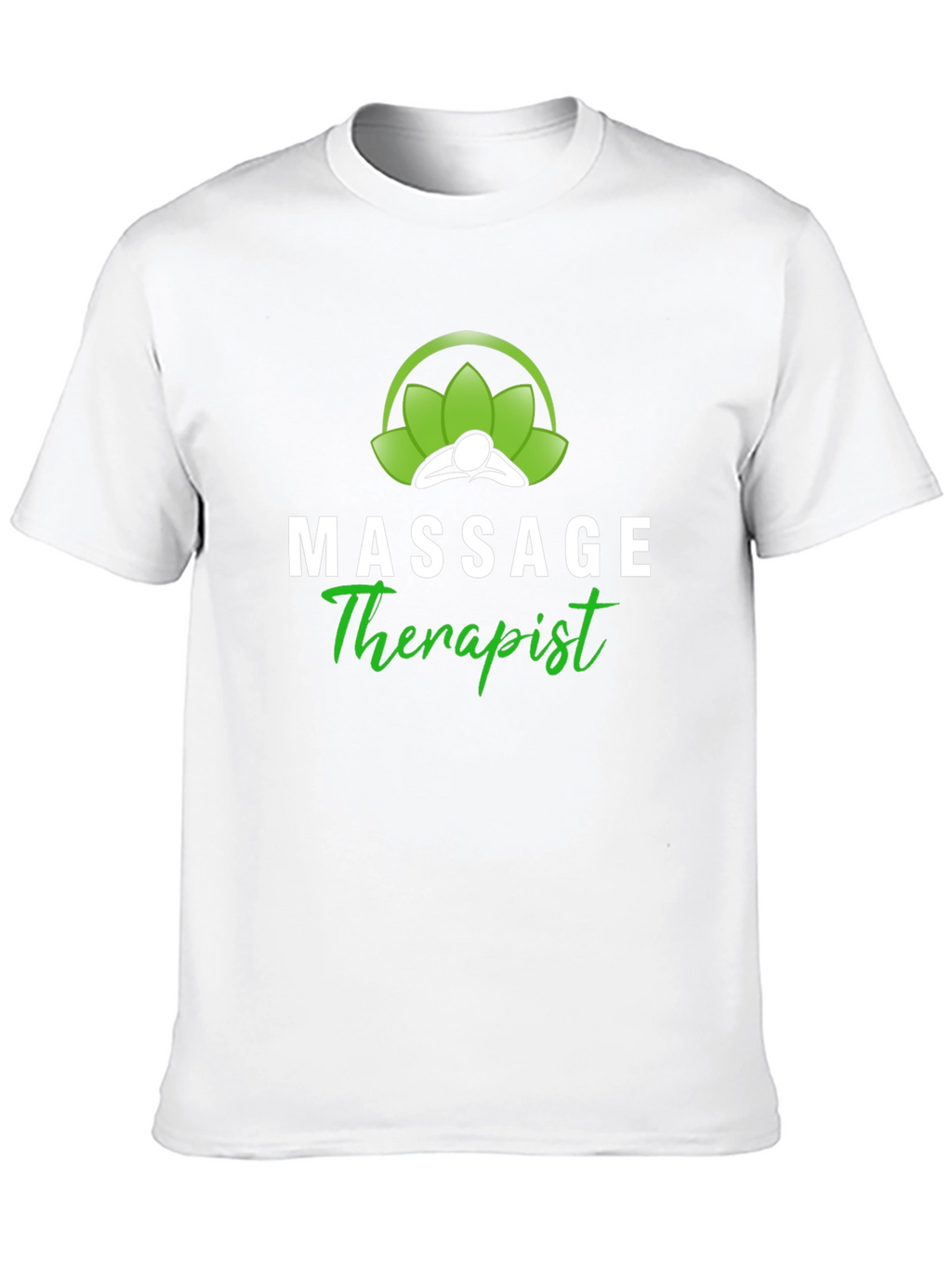 Massage Therapist T-Shirt - Black Cotton Blend