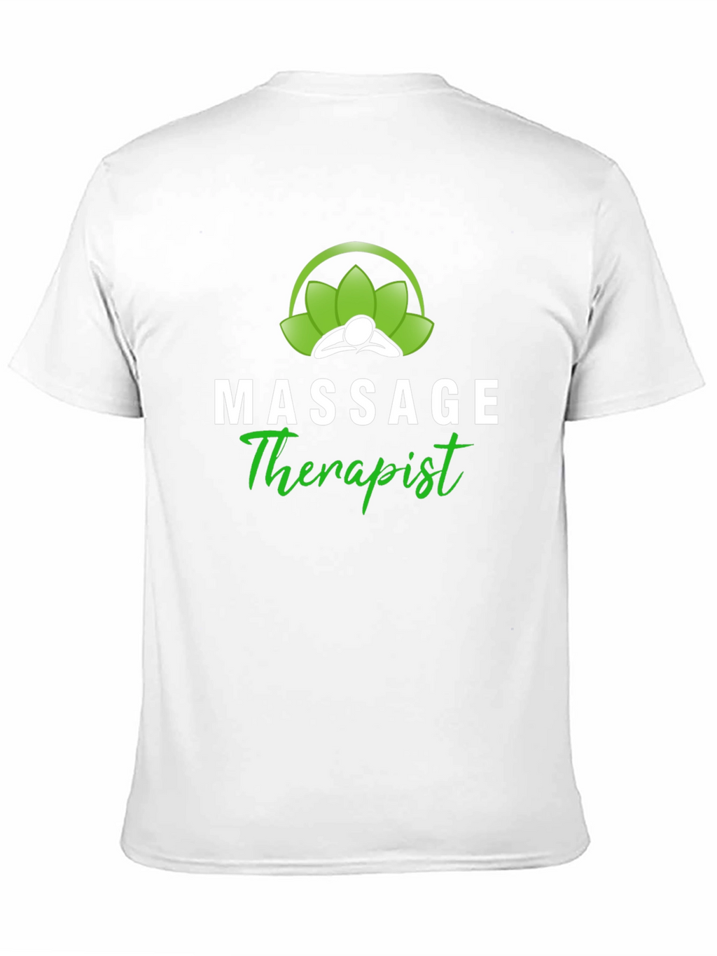 Massage Therapist T-Shirt - Black Cotton Blend