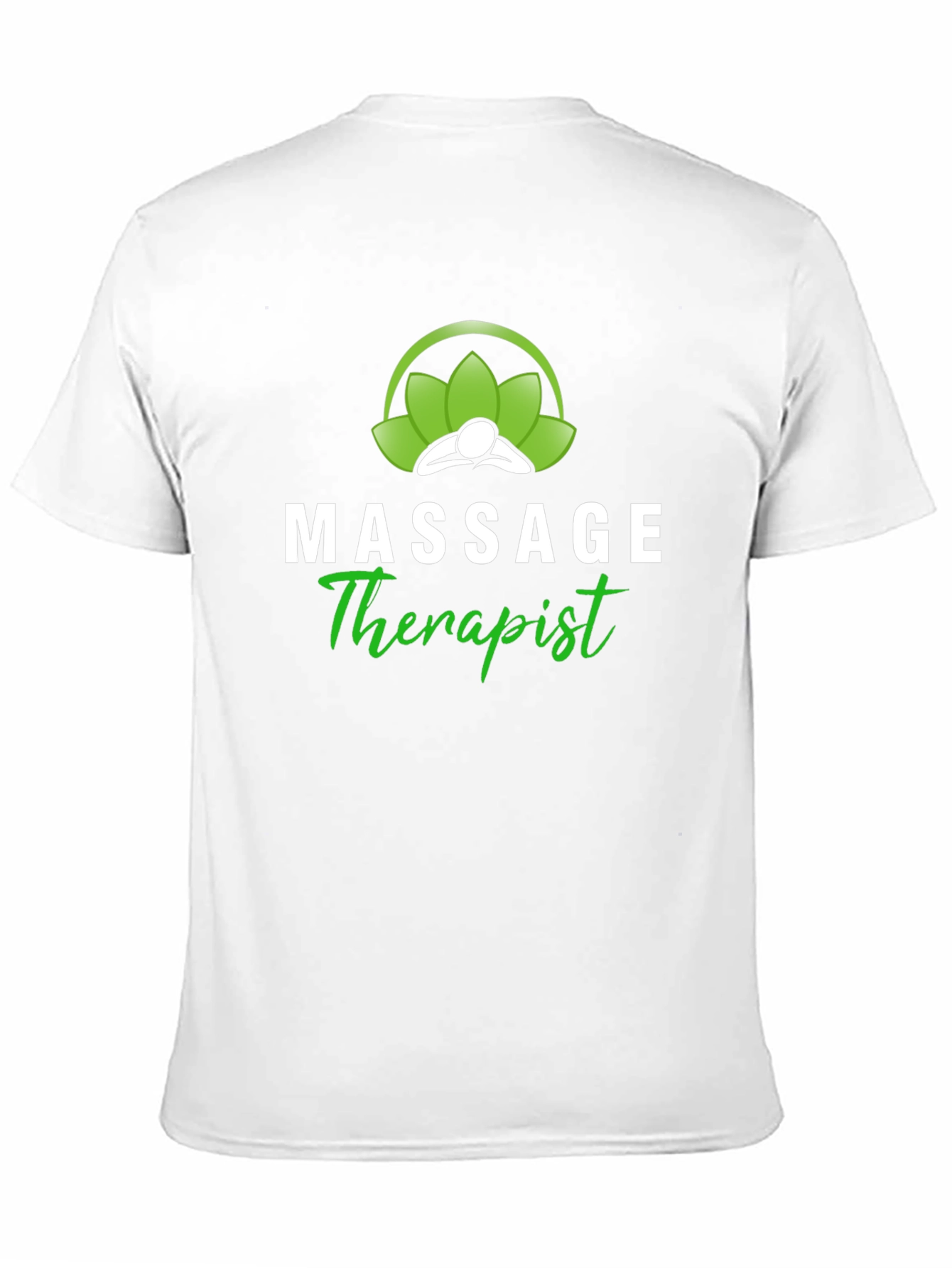 Massage Therapist T-Shirt - Black Cotton Blend
