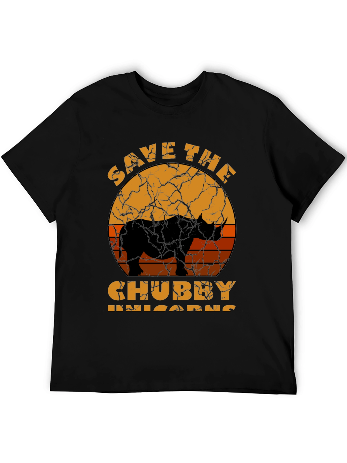 Save the Chubby Unicorns Rhino Graphic Tee