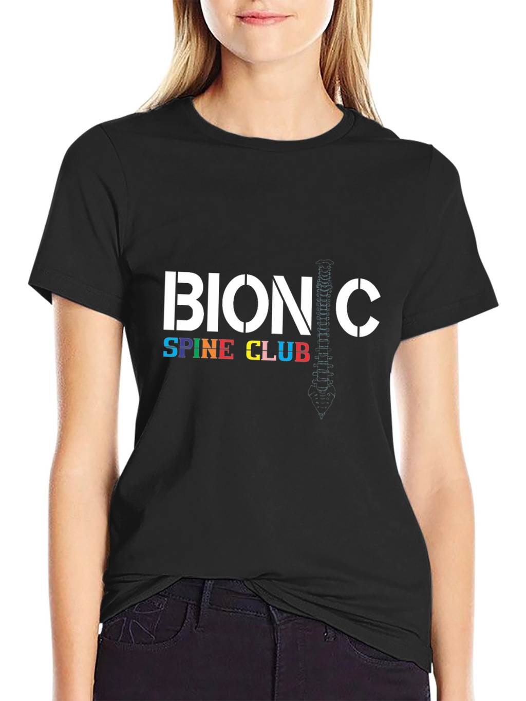 BION C Spine Club Graphic T-Shirt