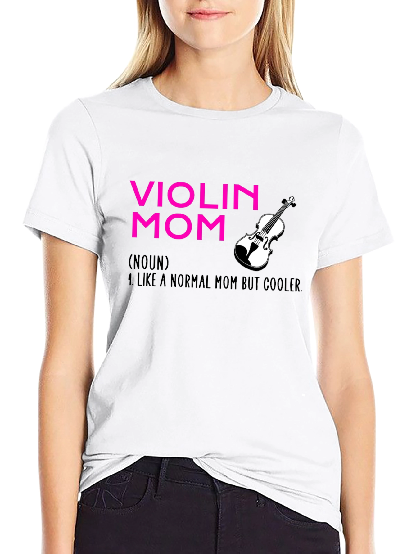 Violin Mom T-Shirt - Musician Mother Apparel