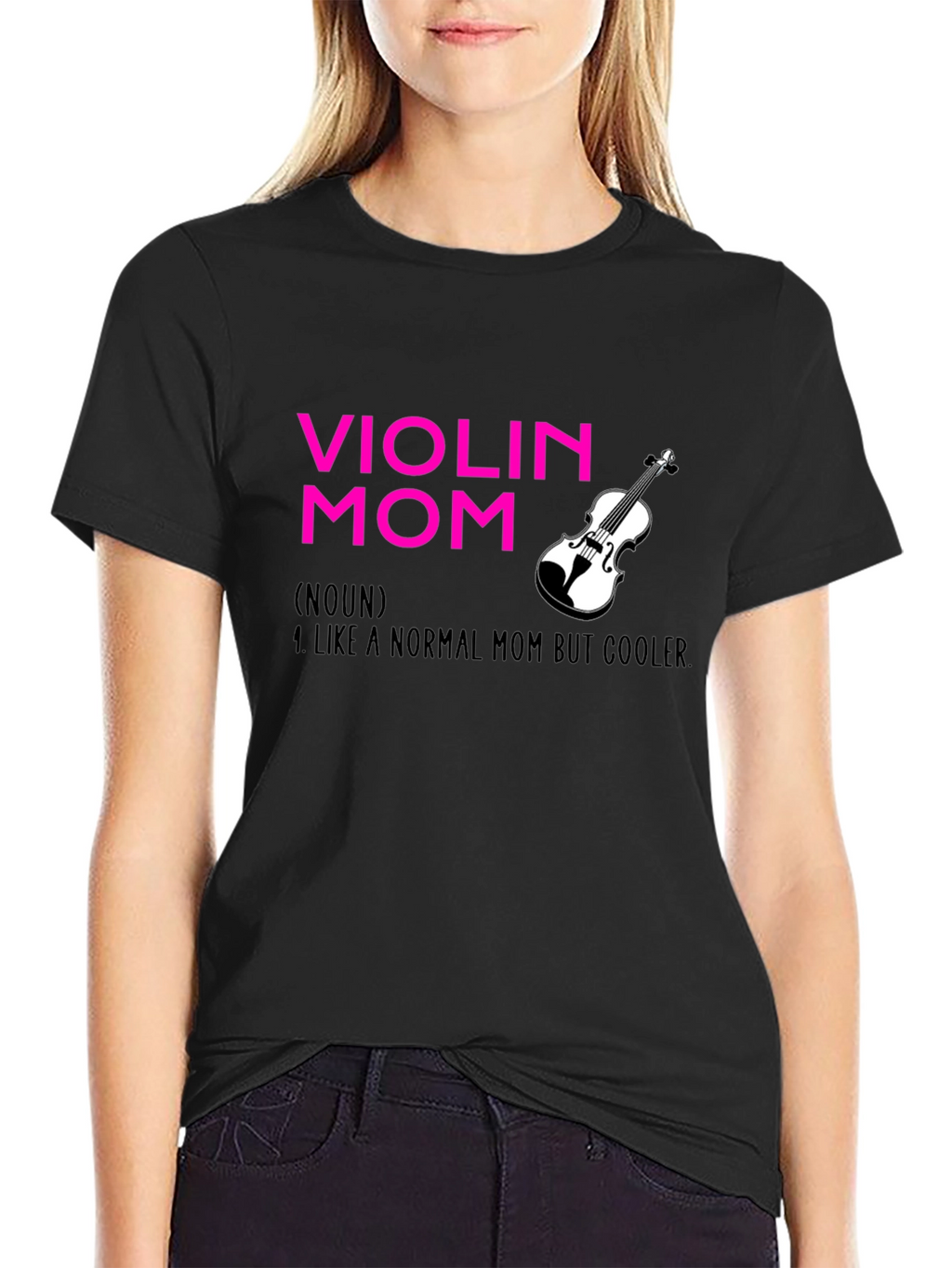 Violin Mom T-Shirt - Musician Mother Apparel