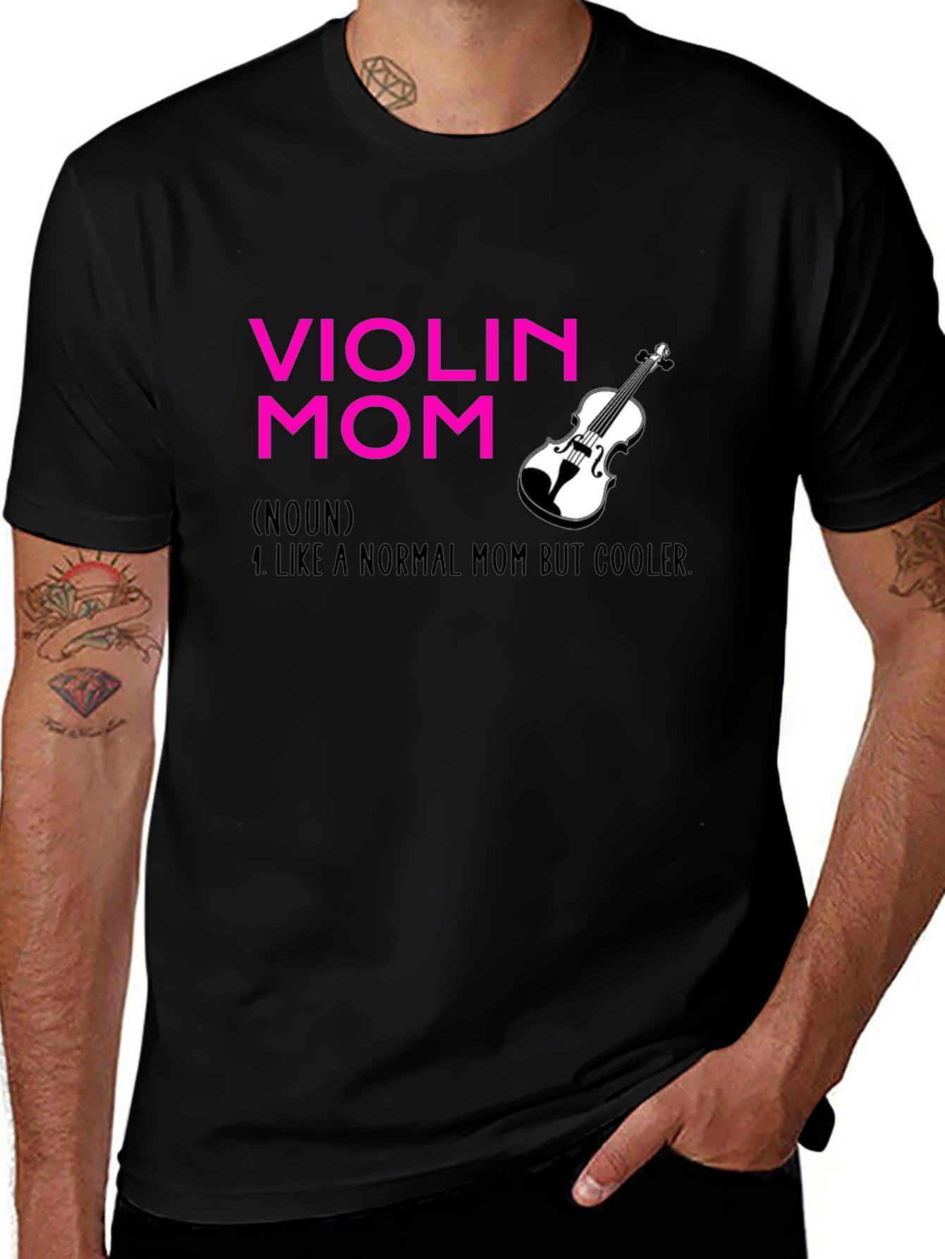 Violin Mom T-Shirt - Musician Mother Apparel