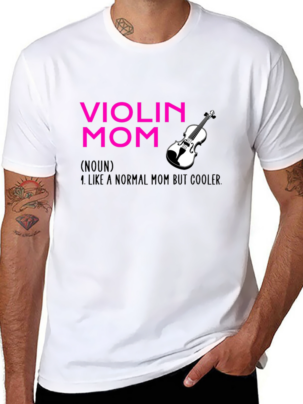 Violin Mom T-Shirt - Musician Mother Apparel