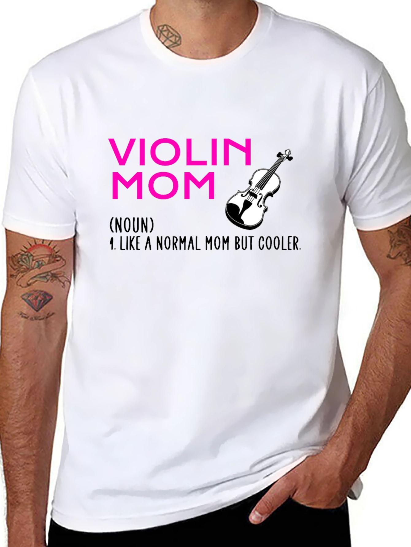 Violin Mom T-Shirt - Musician Mother Apparel