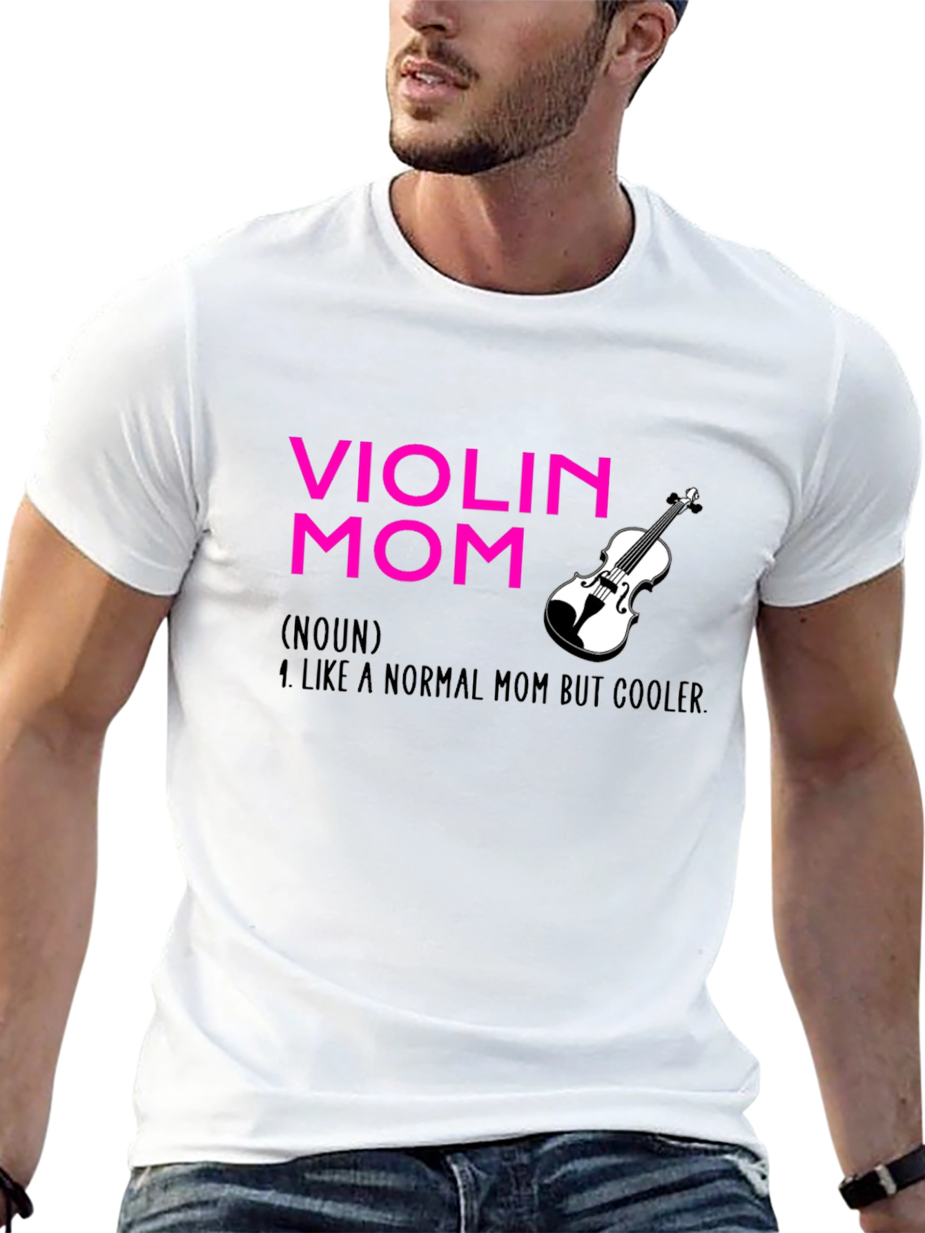Violin Mom T-Shirt - Musician Mother Apparel