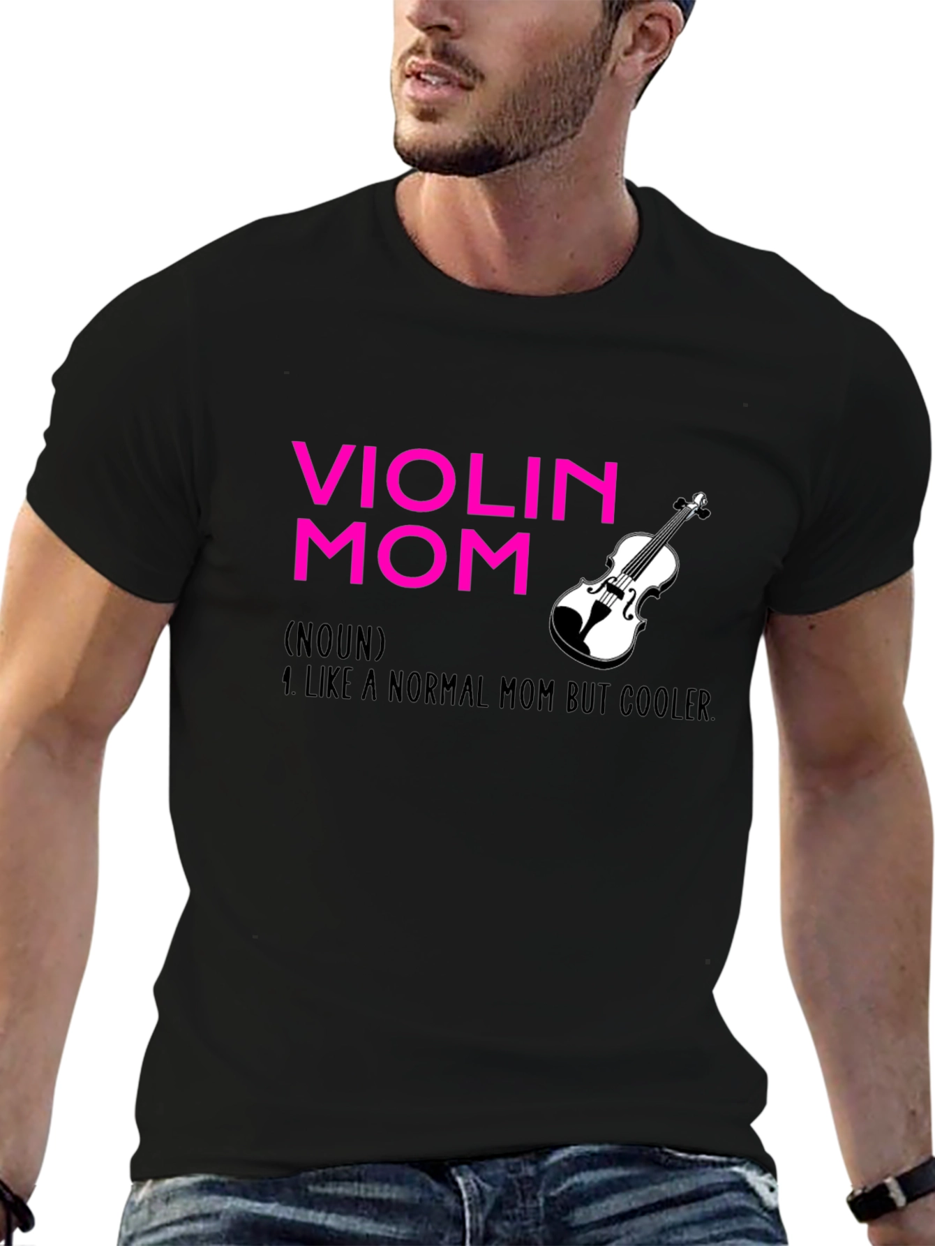 Violin Mom T-Shirt - Musician Mother Apparel