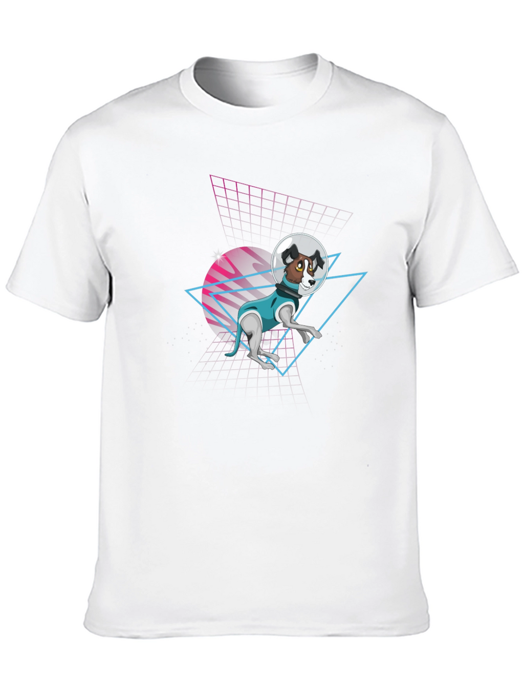 Retro Dog Astronaut T-Shirt