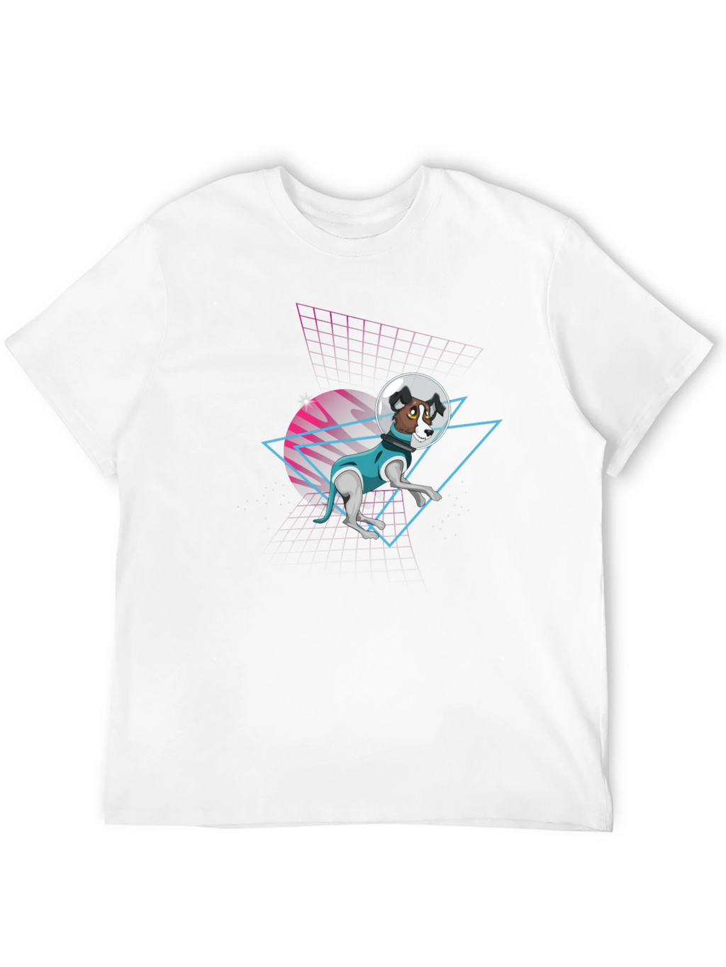 Retro Dog Astronaut T-Shirt