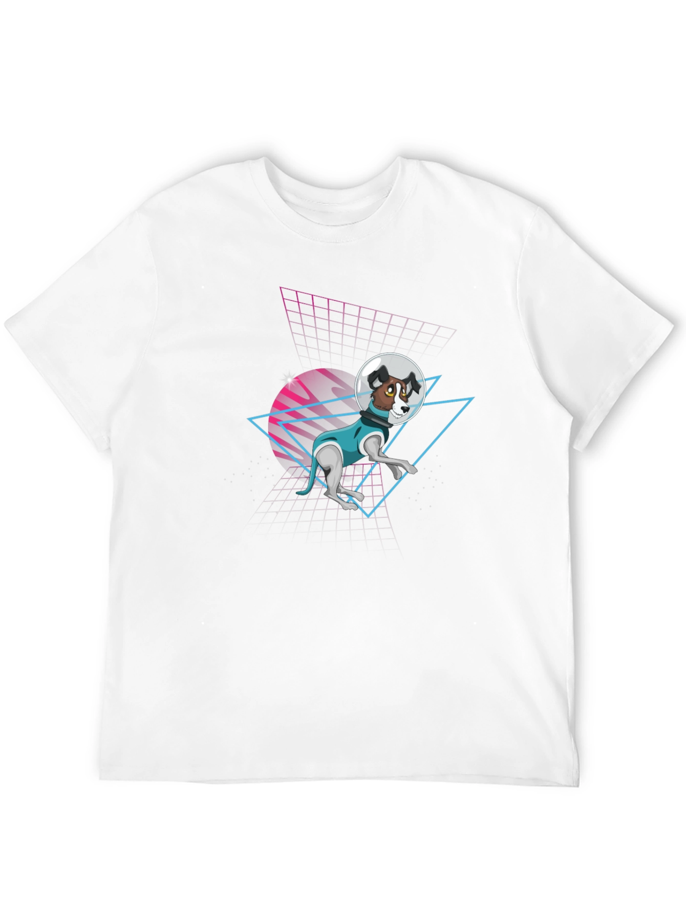 Retro Dog Astronaut T-Shirt