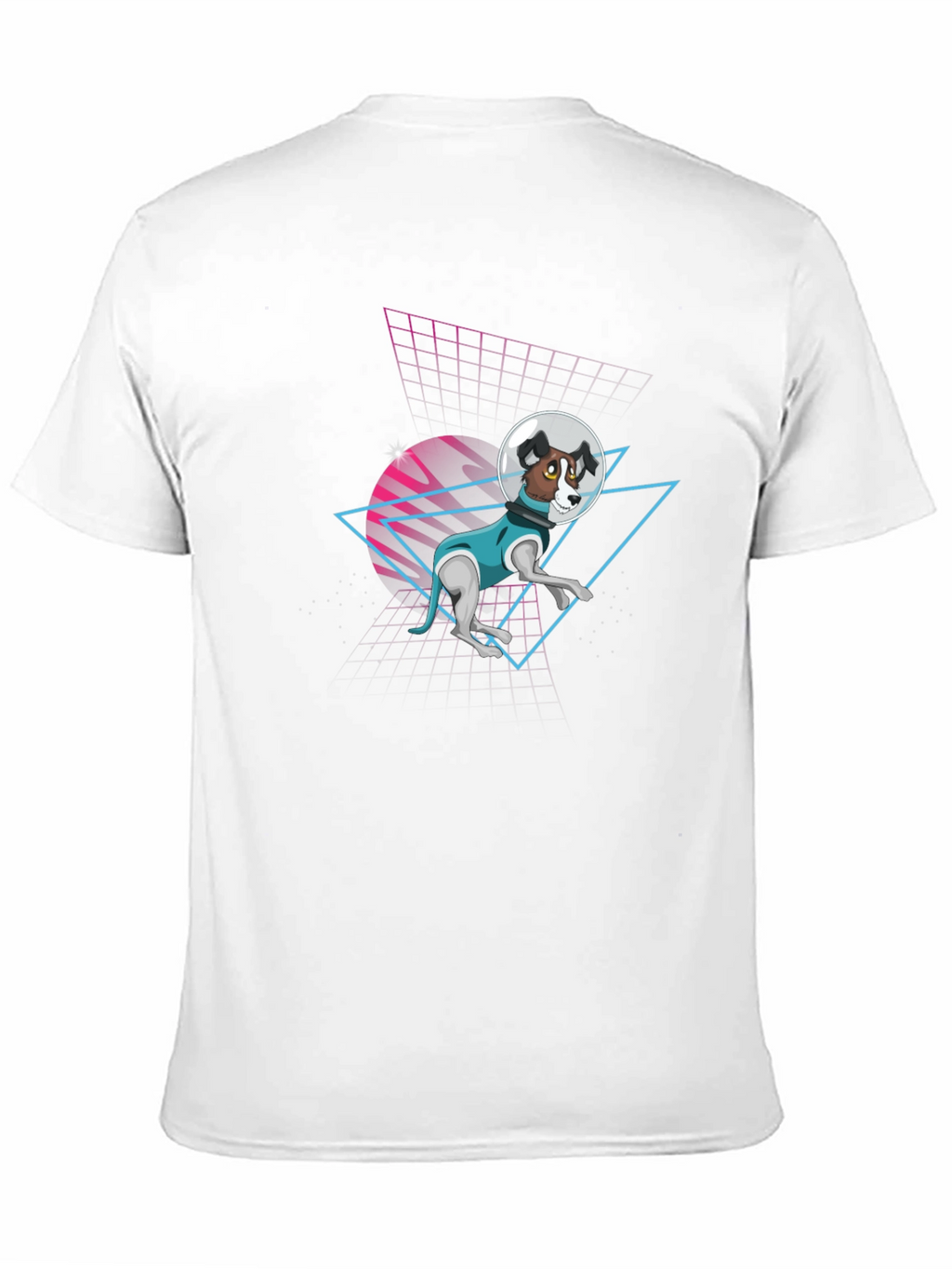 Retro Dog Astronaut T-Shirt