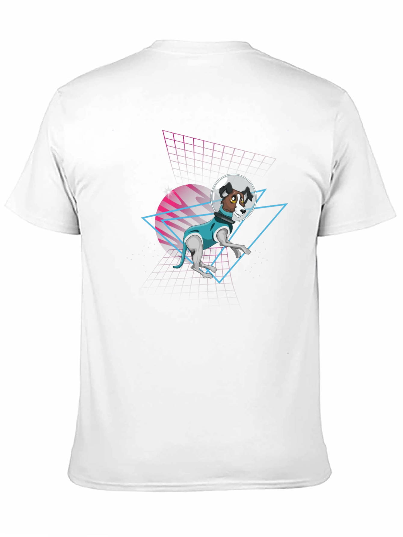 Retro Dog Astronaut T-Shirt
